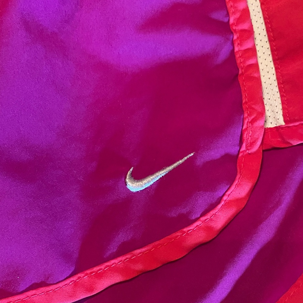 Nike Women's Fuchsia Athletic Shorts - Picture 2 of 4